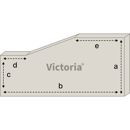 Topper mit einer Schrägen